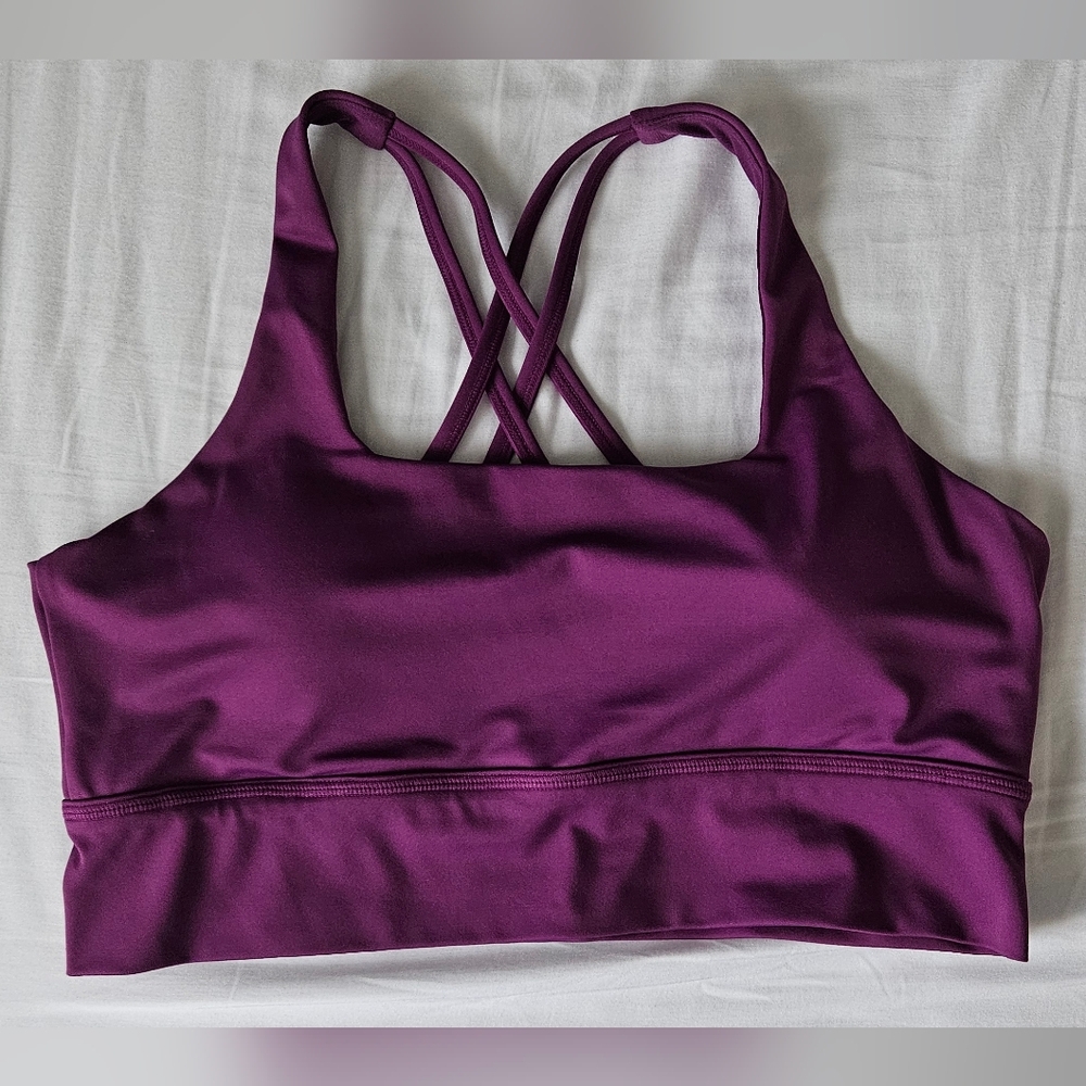 RETIRED CVG Solid Berry Longline Bra